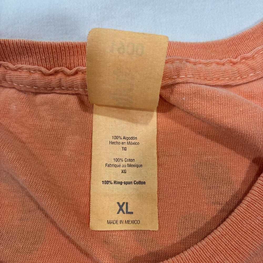 Funny Smoke Trees Not Friends Orange T-Shirt Men's XL Cartoon Marijuana Leaf 420 - Picture 4 of 12